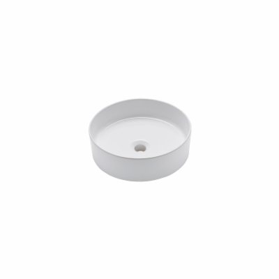 Signature Hardware 447954 Hibiscus 16" Circular Fireclay Vessel Bathroom Sink