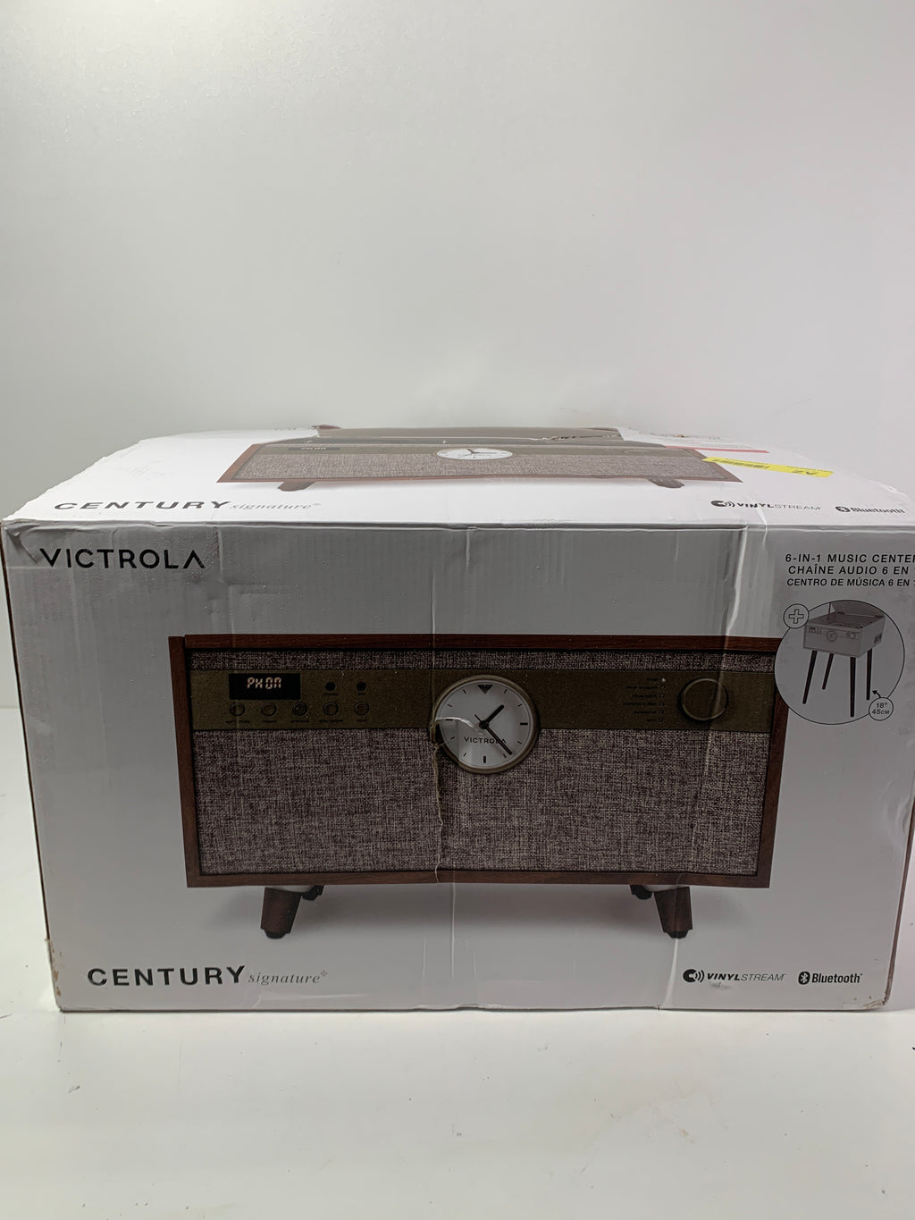 Victrola Victrola Century Signature+ 6-in-1 Music Center - Walnut - *TV & Home Theater