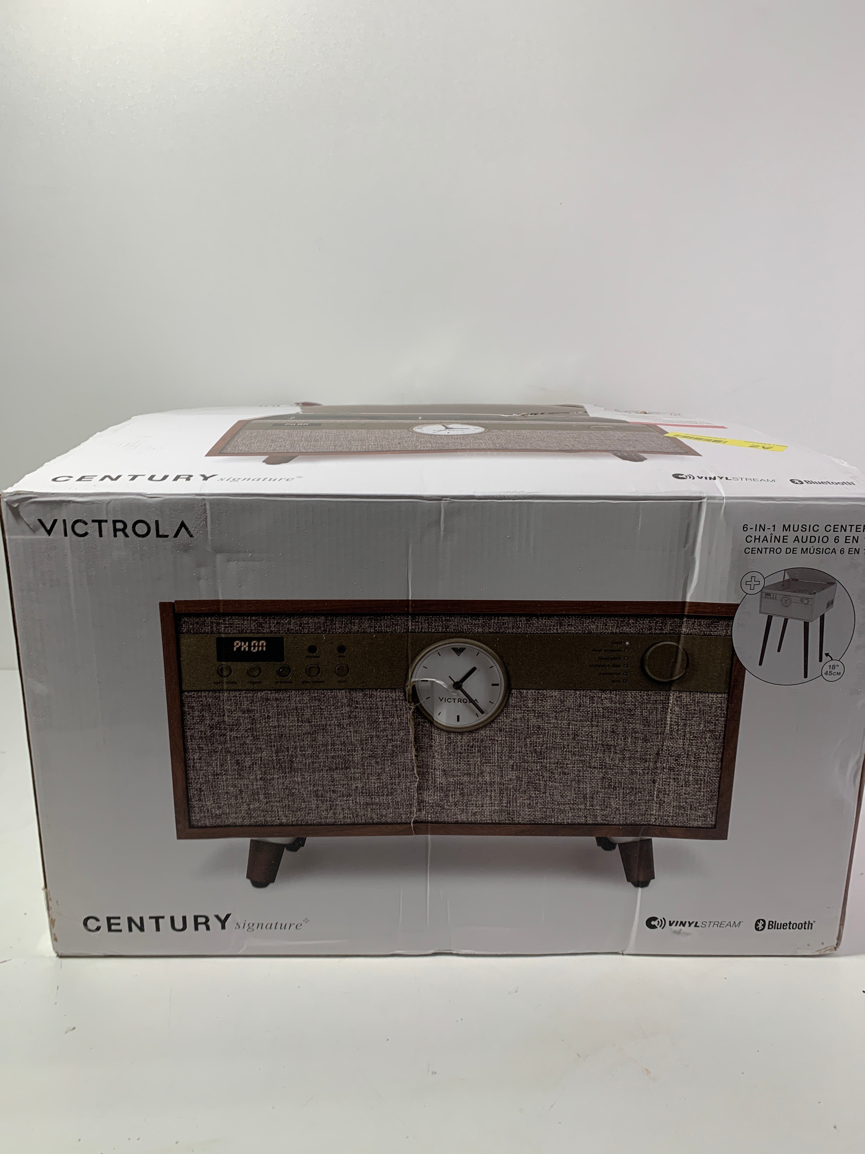 Victrola Victrola Century Signature+ 6-in-1 Music Center - Walnut - *TV & Home Theater