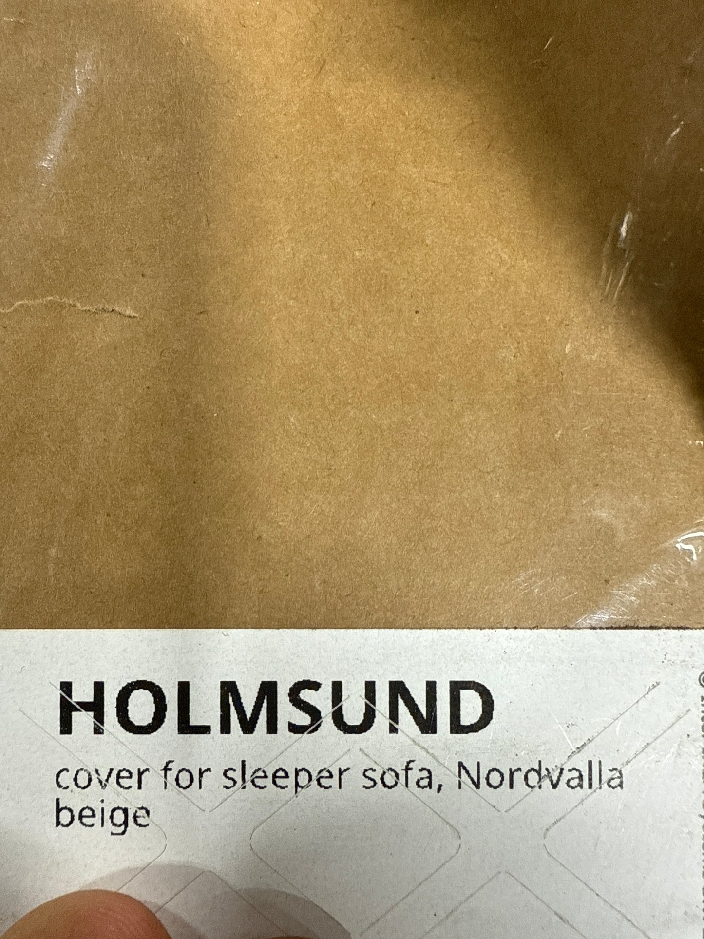 Ikea HOLMSUND Sleeper Sofa Cover Nordvalla Beige 303.213.68