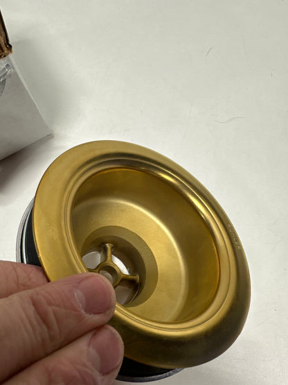 Defect Kohler K-8801 Duostrainer Basket Strainer with Sink Drain and Tailpiece Brushed Modern Brass - *Plumbing