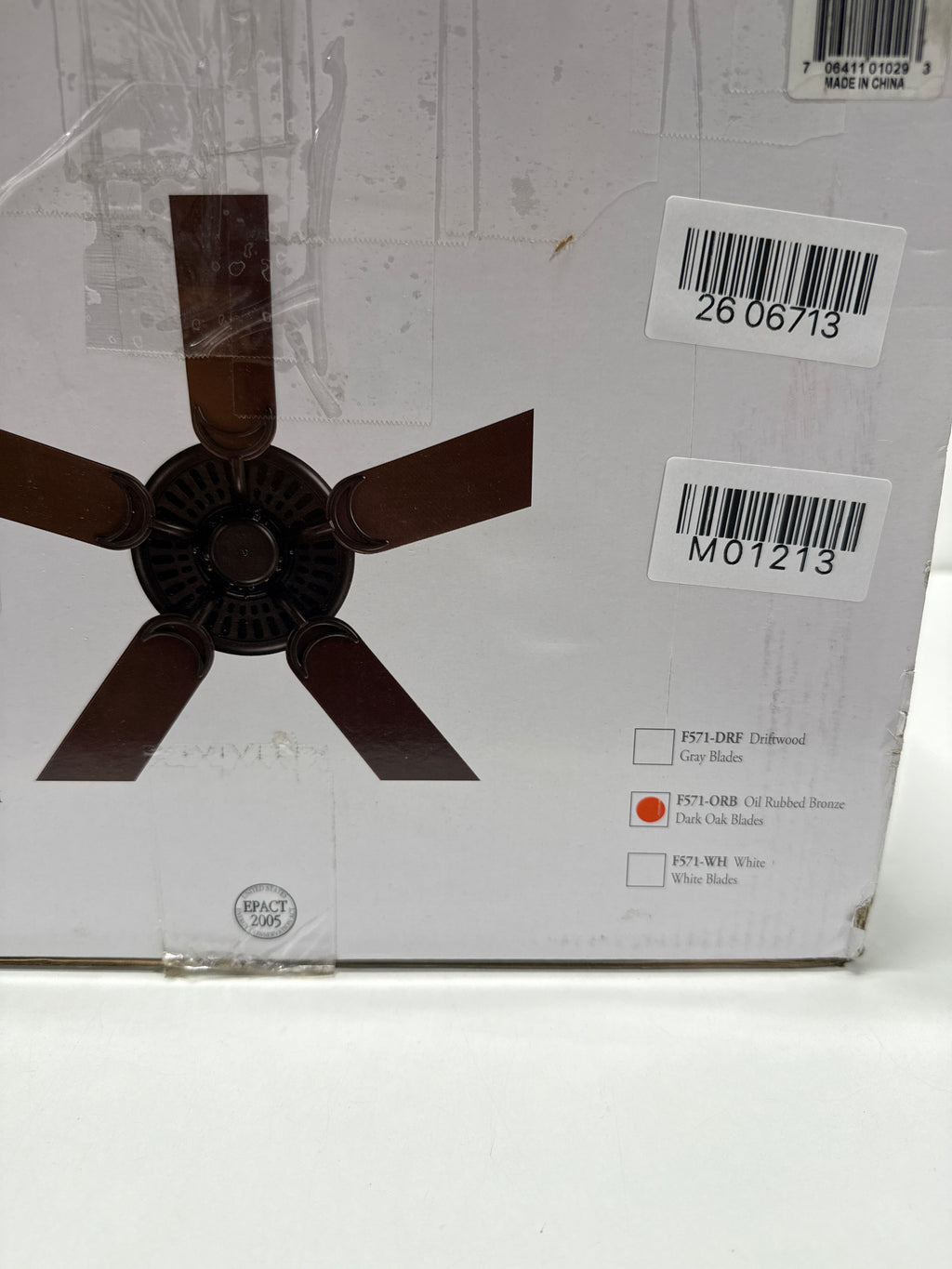 See Desc Minka Aire Sundance 52 Inch Ceiling Fan Sundance - F571-ORB - Traditional