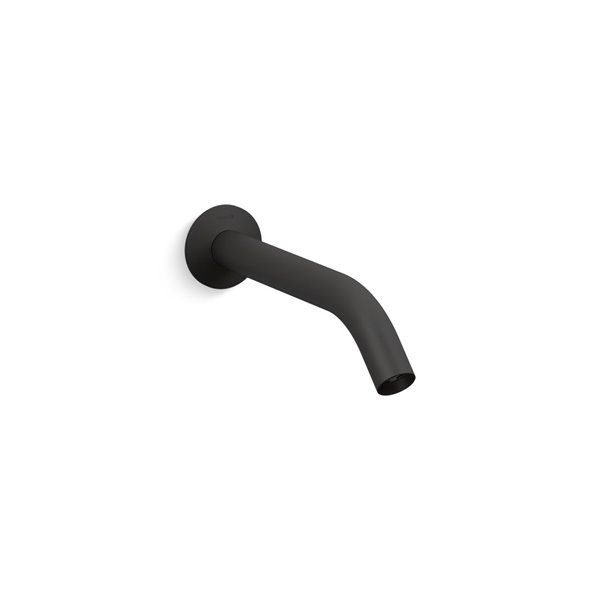 Kohler 77999-BL Components Wall-Mount Bath Spout, Matte Black