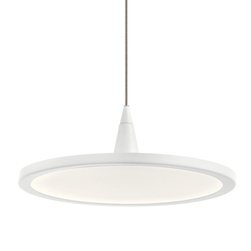 Elan 83962WH Jeno Pendant 1-Light LED 16.8 Watts White - *Lighting & Electrical