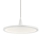 Elan 83962WH Jeno Pendant 1-Light LED 16.8 Watts White - *Lighting & Electrical