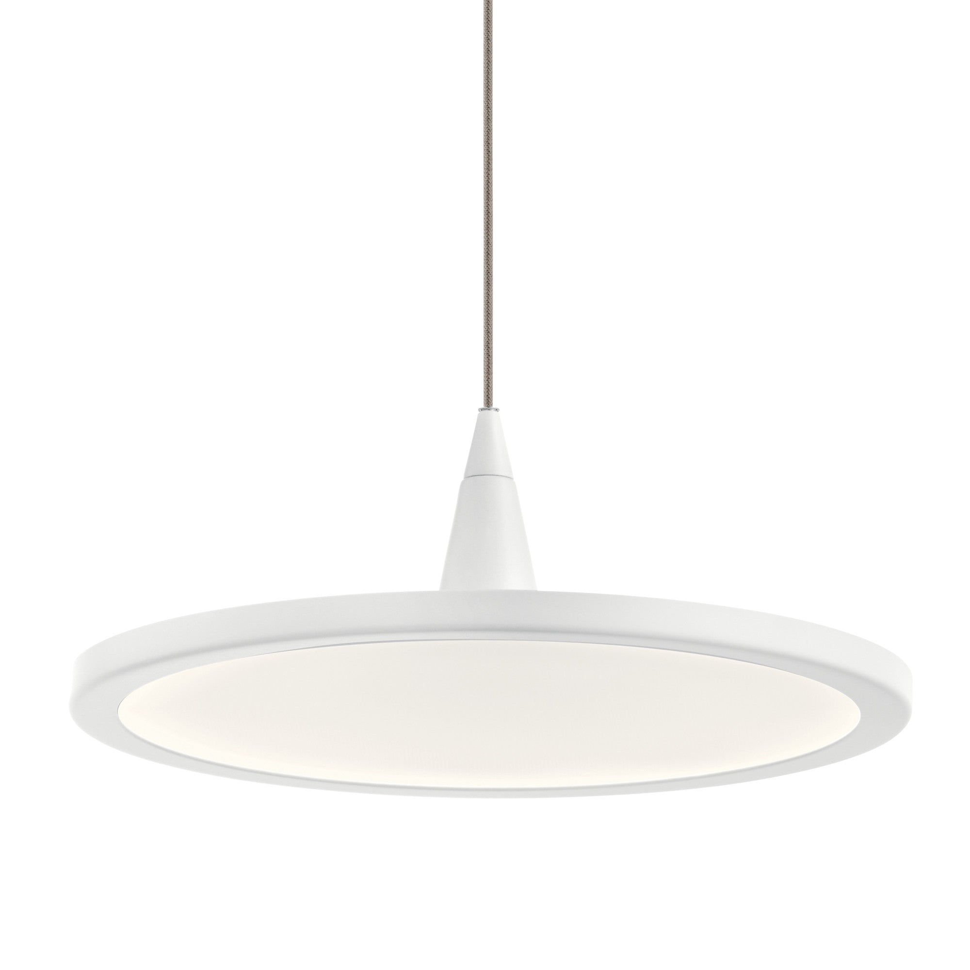 Elan 83962WH Jeno Pendant 1-Light LED 16.8 Watts White - *Lighting & Electrical
