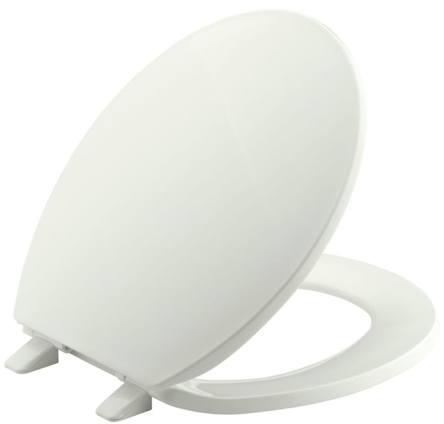 KOHLER Brevia Round Closed Front Toilet Seat with Quick-Release Hinges in Almond