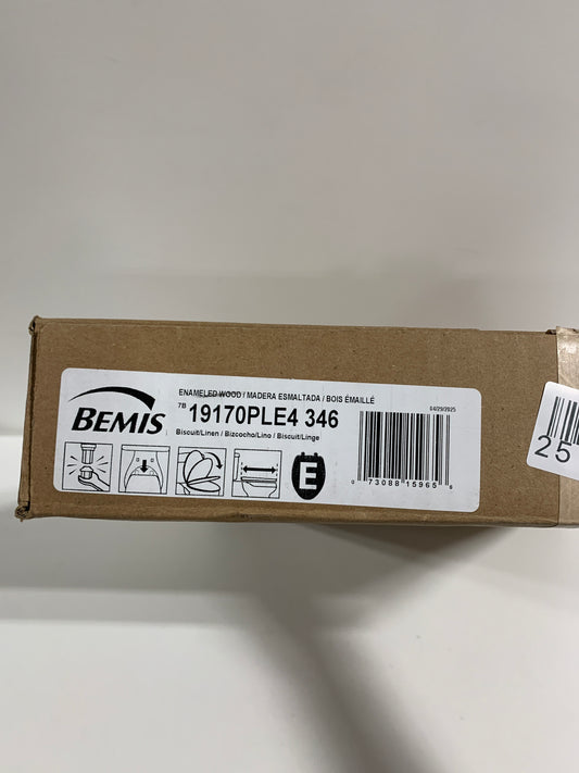 Alesio Elongated Enameled Wood Toilet Seat White