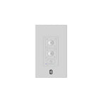 WAC Lighting 6-Speed Bluetooth Ceiling Fan Wall Control with Single Pole Wall Plate Model: WC20-W