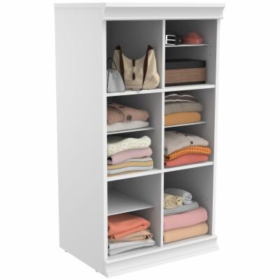 ClosetMaid Modular Closet Stackable Divided Shelf Unit