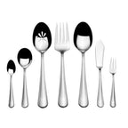 Mikasa Virtuoso 114 Pc Stainless Steel Flatware Silverware Set with Caddy