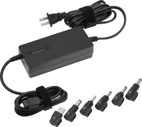 Insignia - Universal 90W Laptop Charger - Black