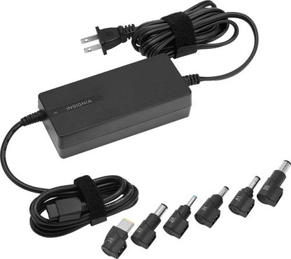 Insignia - Universal 90W Laptop Charger - Black