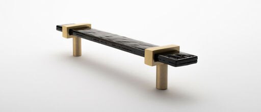 Sietto P-1903-7 Adjustable Center to Center 7"L Handle Cabinet - Brass