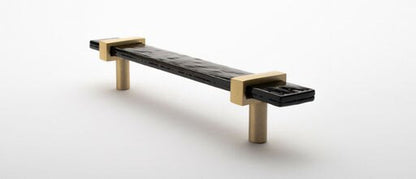 Sietto P-1903-7 Adjustable Center to Center 7"L Handle Cabinet - Brass