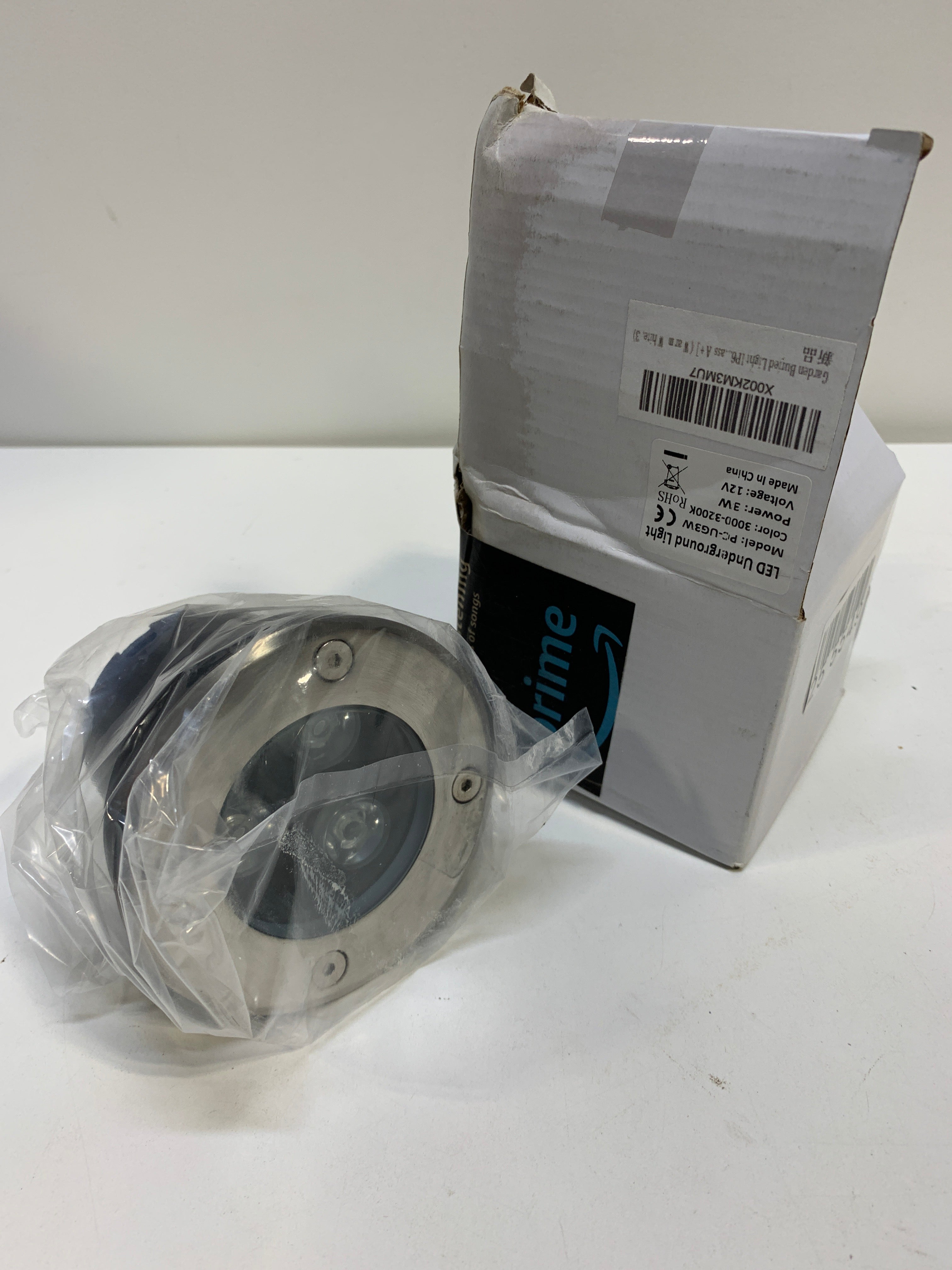 Garden Buried Light IP65 Outdoor LED Underground Recessed Inground Warm White 12V for Pathway Patio Super Bright (Warm