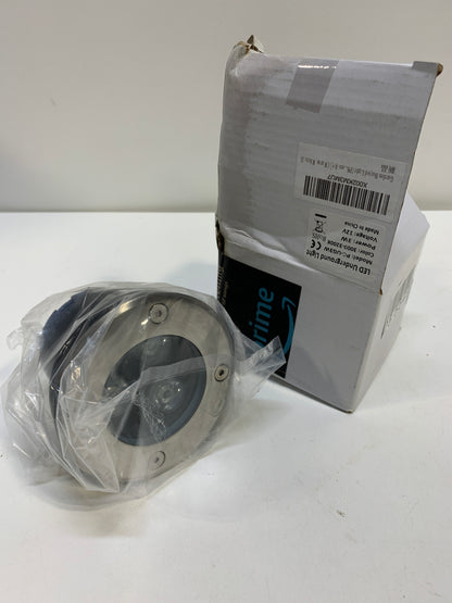 Garden Buried Light IP65 Outdoor LED Underground Recessed Inground Warm White 12V for Pathway Patio Super Bright (Warm White, 3)