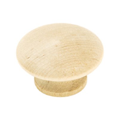 6 Everyday Heritage 1-1/2 in. (38mm) Traditional Unfinished Round Cabinet Knob