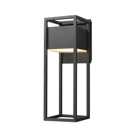 Z-Lite 1 Light Outdoor Wall Sconce 585M-BK-LED, Black