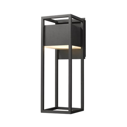 Z-Lite 1 Light Outdoor Wall Sconce 585M-BK-LED, Black