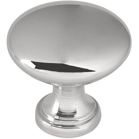 10 x Round 1-3/16 in. (30 Mm) Classic Polished Chrome Cabinet Knob - *Tools Hardware & Misc