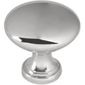 10 x Round 1-3/16 in. (30 Mm) Classic Polished Chrome Cabinet Knob - *Tools Hardware & Misc