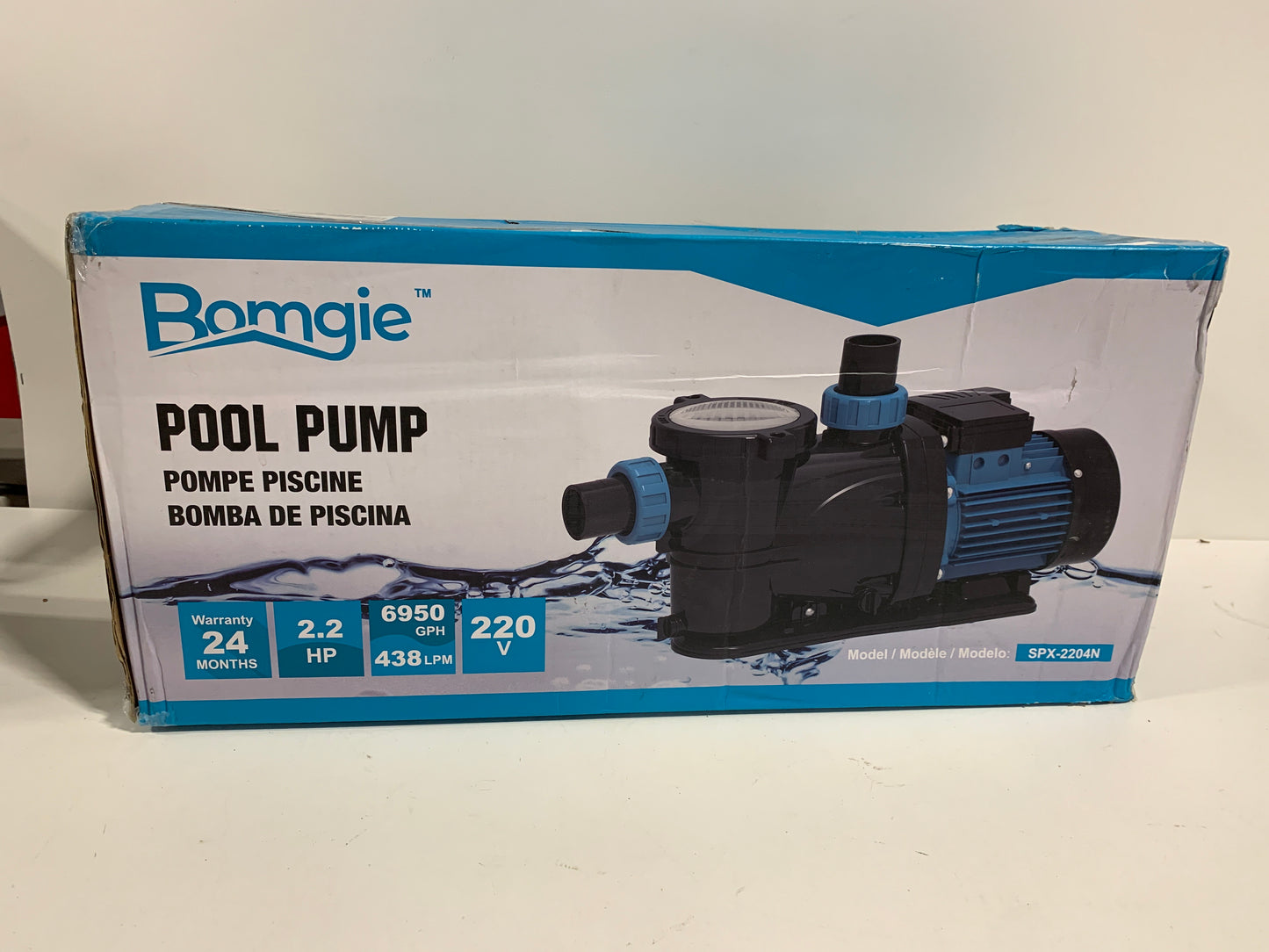 In/Above Ground Pool Pump, High Flow Powerful Self Priming Pool Pump, 2.2HP 6950 GPH 220V -1