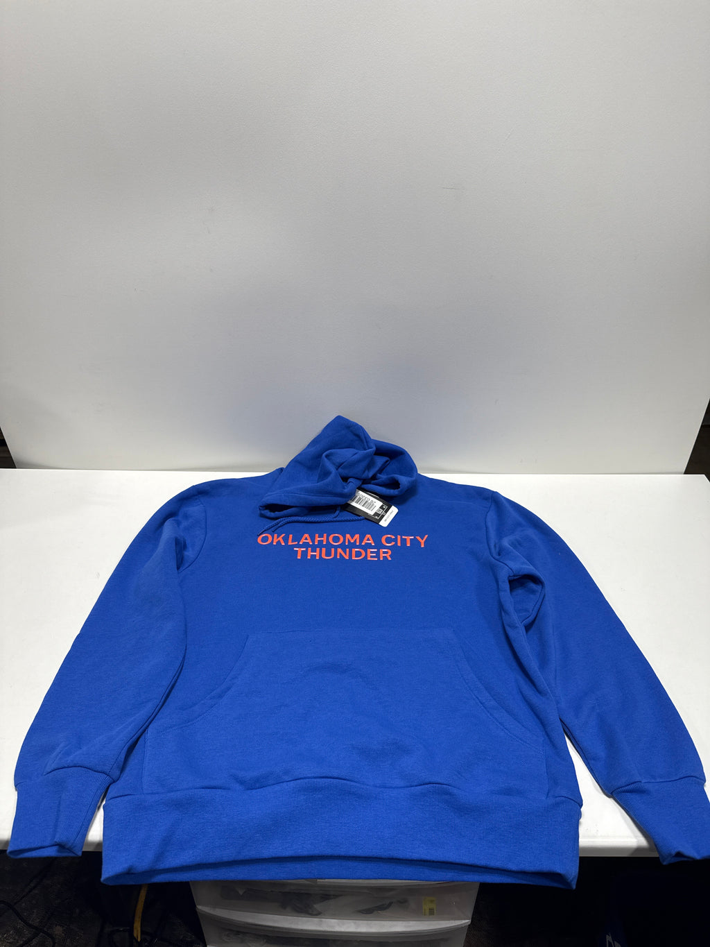 NBA Oklahoma City Thunder Women's Long Sleeve Hooded Sweatshirt - M