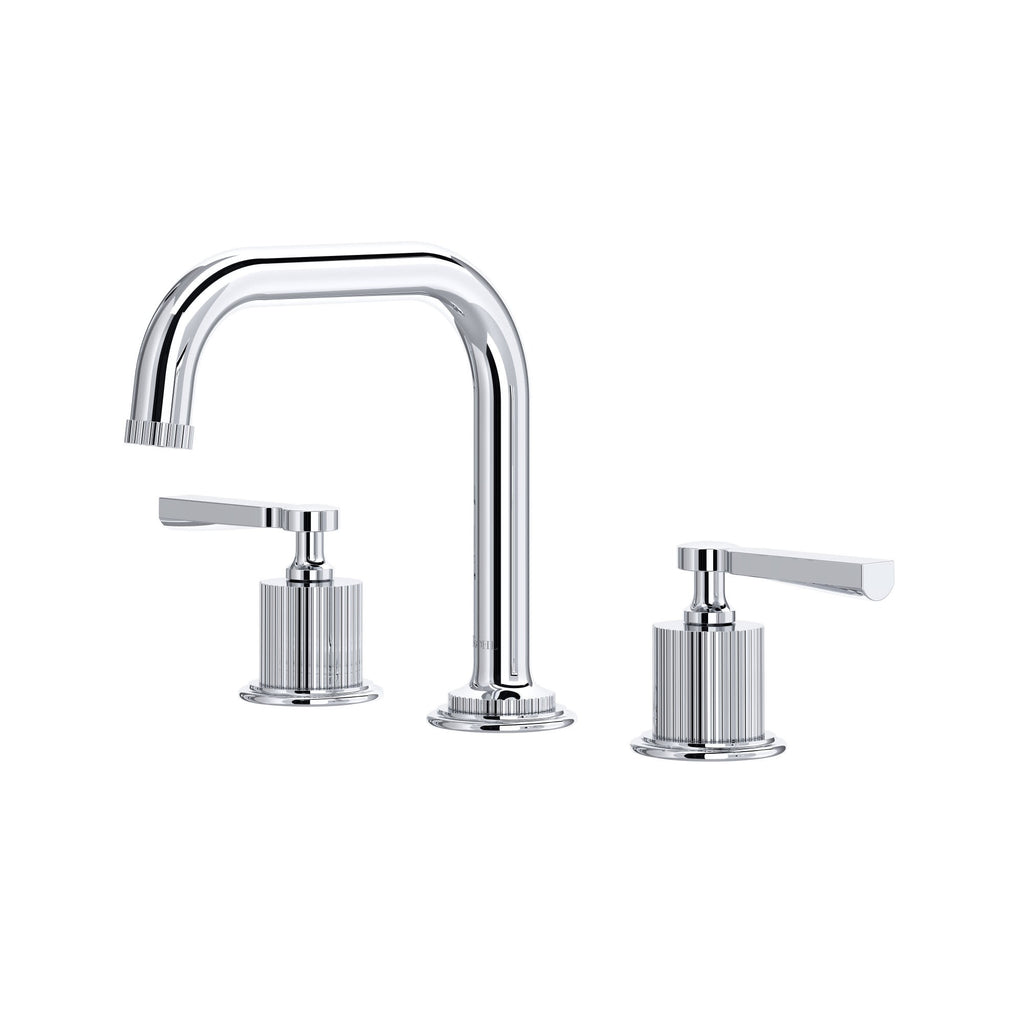Rohl AD09D3LM Apadana 1.2 GPM Widespread Bathroom Faucet with Pop-up Drain Assembly Polished Chrome Faucet Bathroom