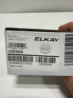 Elkay LKD35 3-1/2" Disposal Flange with Removable Basket Strainer Antique Steel