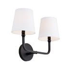Capital Lighting 119321-674 Dawson 2 Light 16" Wide Bathroom Vanity Light Matte Black