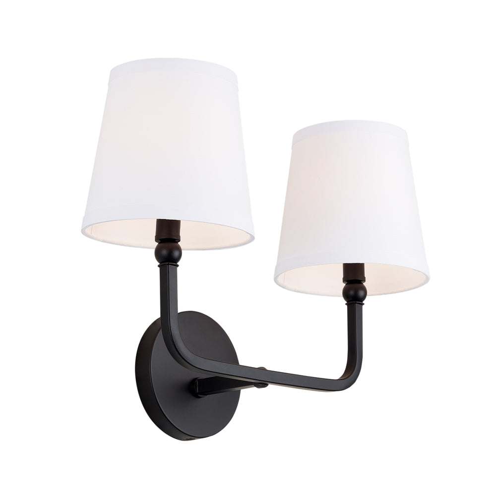 Capital Lighting 119321-674 Dawson 2 Light 16" Wide Bathroom Vanity Light Matte Black