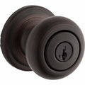 Kwikset Hancock Keyed Entry Single Cylinder Knobset with SmartKey - Venetian Bronze - 740H-11PSGC