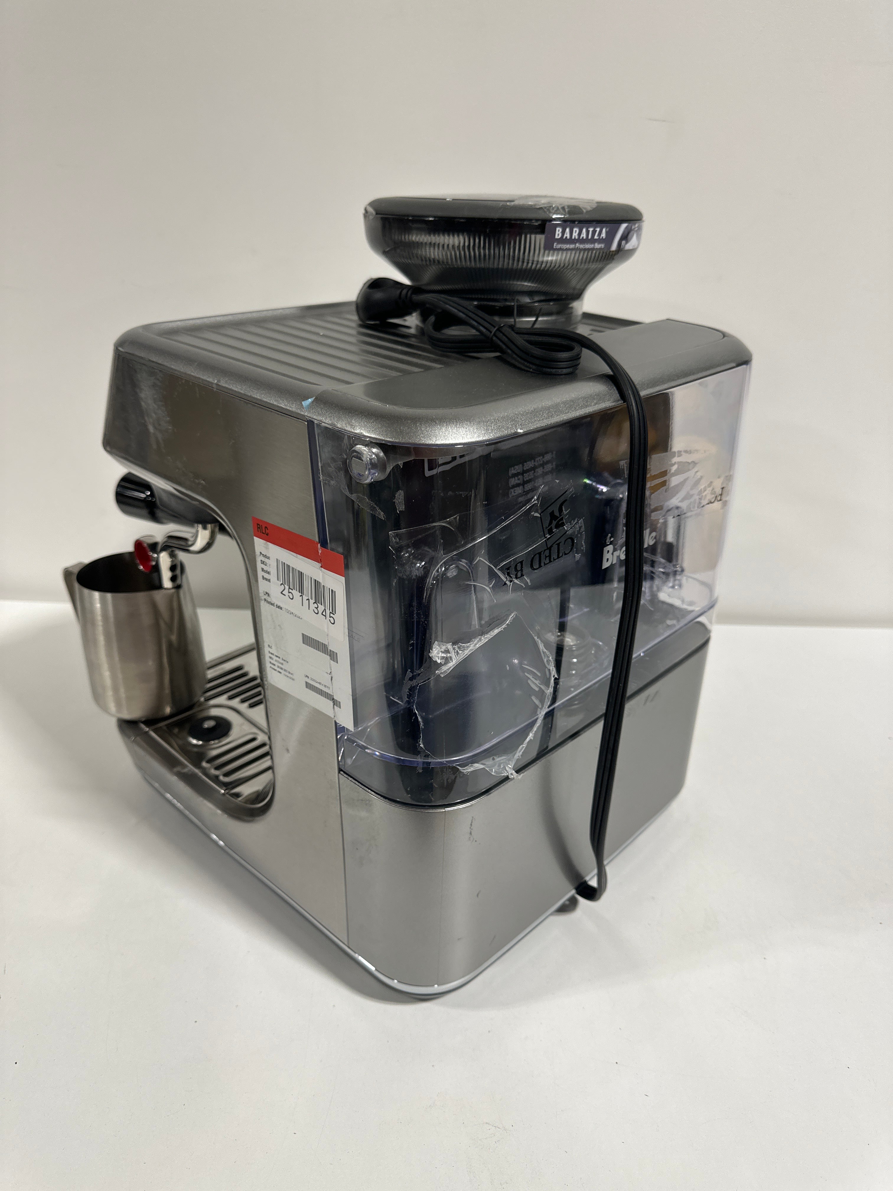 Scratch & Dent Breville the Barista Touch Impress Espresso Machine with Grinder & Milk Frother Espresso Maker