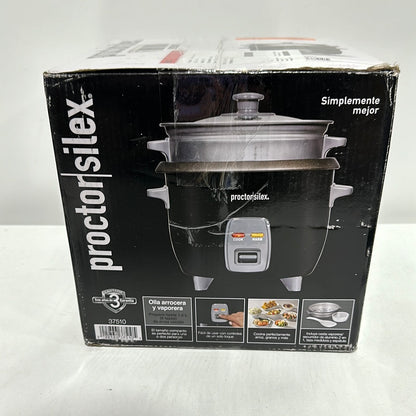 Proctor Silex 6 Cup Rice Cooker & Food Steamer