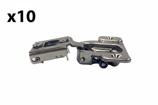 10 Pack x Blum Cabinet Hinges Compact 38 N 1/2 Overlay 38N355C.08 - SCREW ON