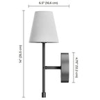 Globe Set of 2 Rechargeable LED Wall Sconces Dimmable - *Lighting & Electrical