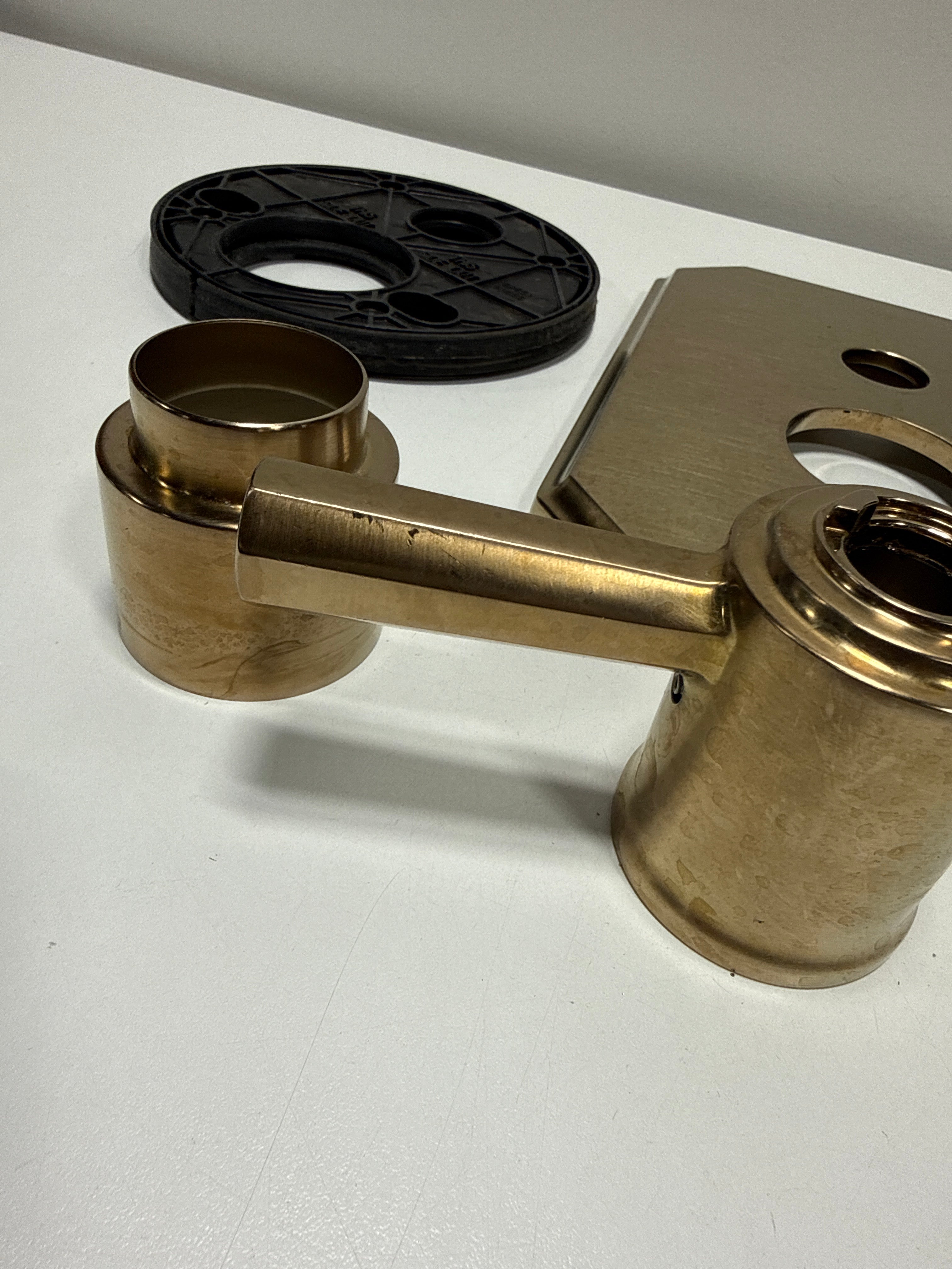Used Brizo T75565 Beauclere Thermostatic Valve Trim with Integrated Volume Control and 3 Function Diverter for Two Shower Applications - Less Rough-in