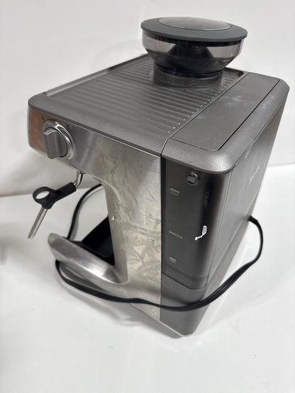 Used Breville - the Barista Express Impress Espresso Machine - Brushed Stainless Steel