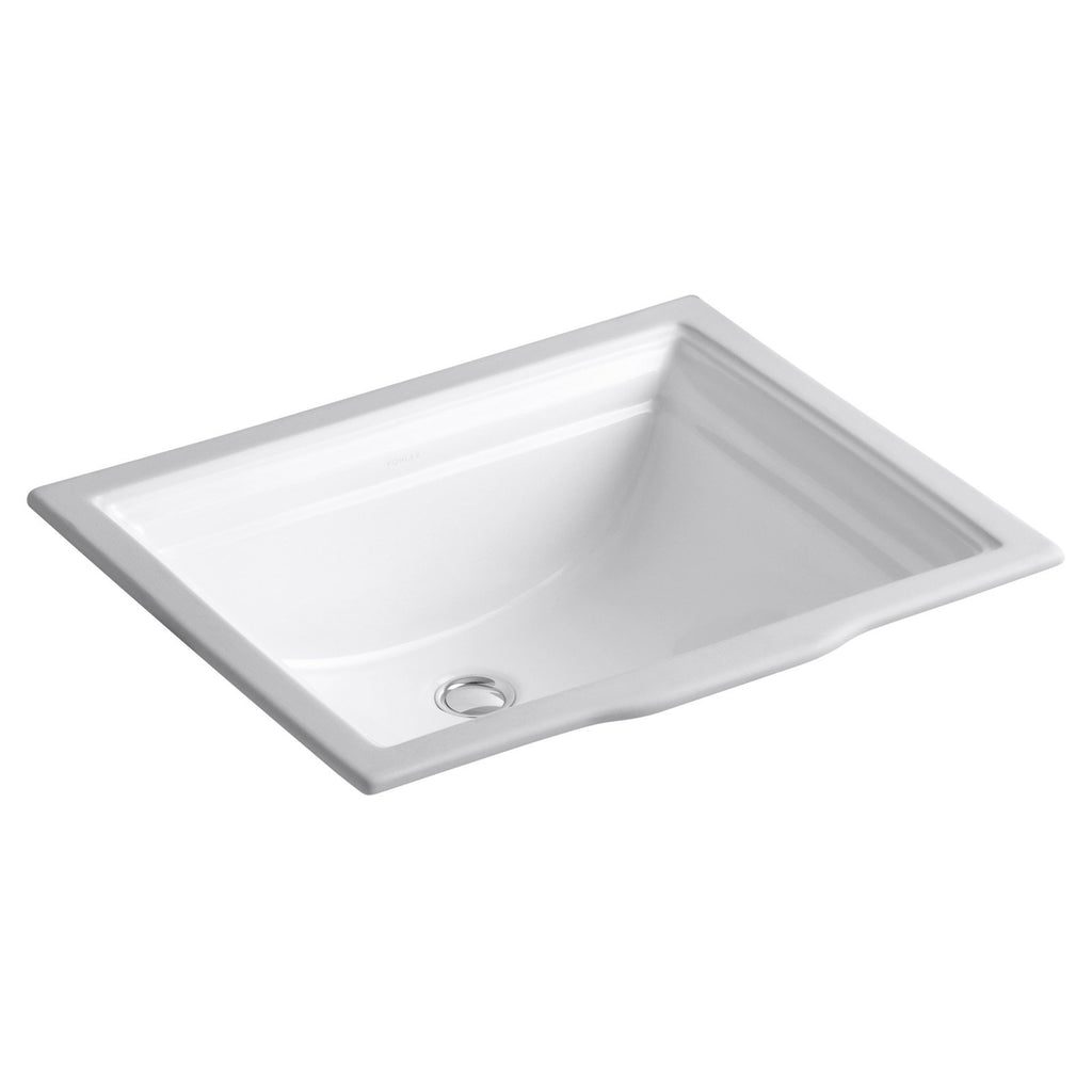 KOHLER K-2339 Memoirs 20" Rectangular Undermount Bathroom Sink