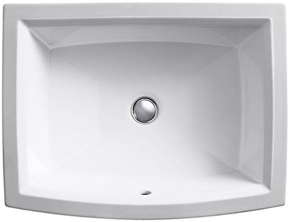 KOHLER K-2355 Archer 20" Rectangular Undermount Bathroom Sink