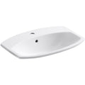 kohler Cimarron 22-3/4" Rectangle Drop-in Bathroom Sink