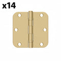 14 x Deltana 3.5" H X 3.5" W Butt/Ball Bearing Single Door Hinge