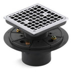 Kohler K-9136-CP Square Design Tile-In Shower Drain Polished Chrome - *Plumbing