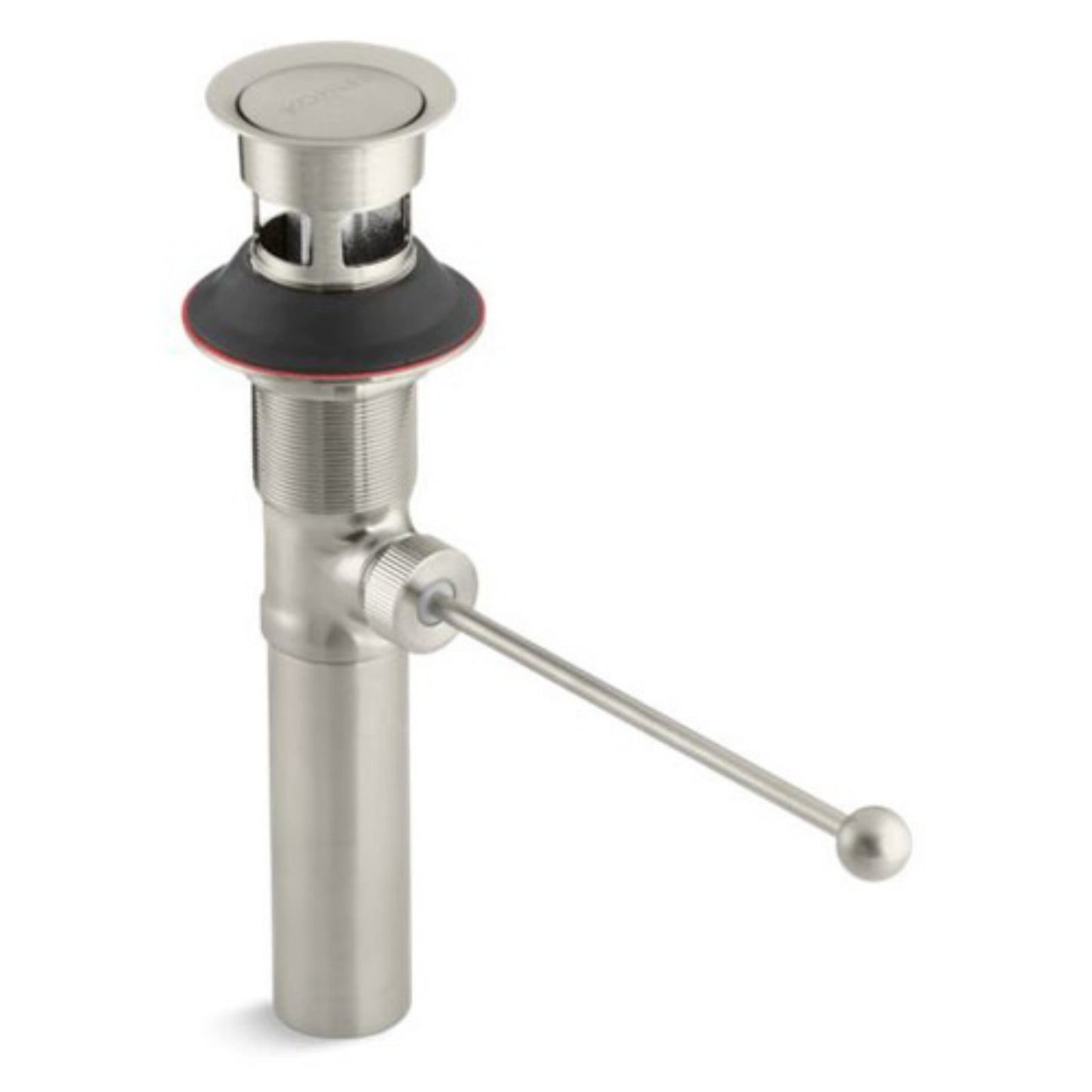 KOHLER K-7114-a Premier Pop-up Drain, Exposed, with Overflow