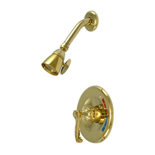 Kingston Brass KB8632FLSO Royale Single-Handle Pressure Balanced Shower Faucet in Polished Brass