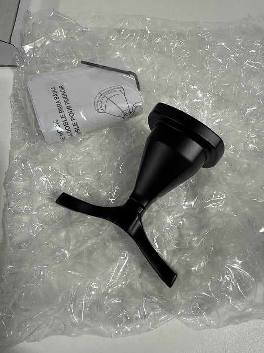 Delta 77638 Stryke Double Robe Hook Matte Black