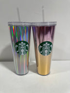 24 oz Starbucks Tumbler Set 2-count Assorted Colors - *Kitchen & Dining