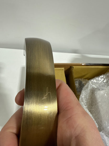 Scratch Kingston Brass KS4983CML Manhattan 8 Widespread Bathroom Faucet, Antique Brass - Kingston Brass KS4983CML