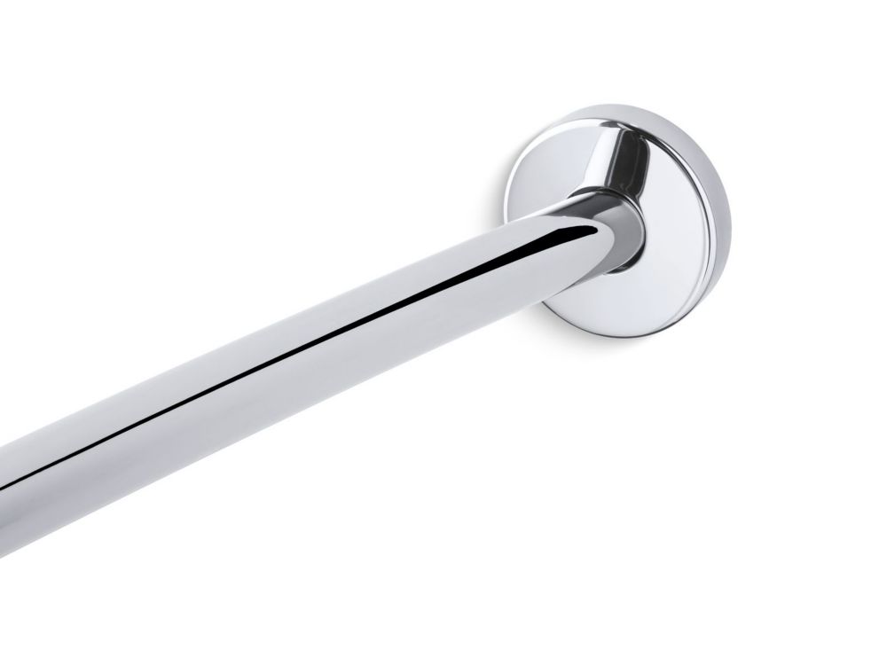 Kohler Contemporary Curved Shower Rod from the Expanse Series